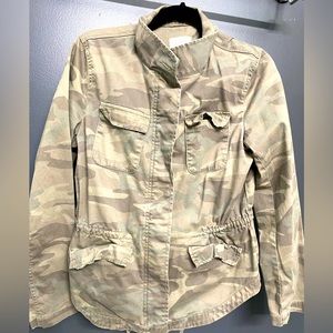 Ann Taylor Loft camo jacket size small